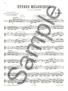 Samie: 60 Etudes Vol. 3: Etudes mélodiques Op. 33 (Violin solo) im Alle Noten Shop kaufen