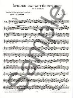 Etudes caractéristiques (Clarinet solo) von Hyacinthe Eleonore Klose 