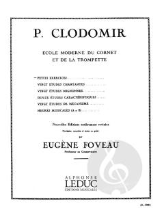 Petits Exercices Op. 158 (Trumpet solo) von Pierre François Clodomir im Alle Noten Shop kaufen