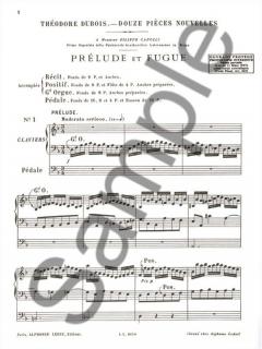 Douze Pièces Nouvelles Pour Orgue von Theodore Dubois 