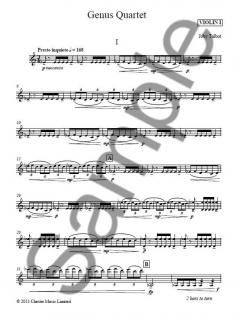 Genus Quartet von Joby Talbot 