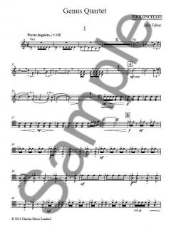 Genus Quartet von Joby Talbot 