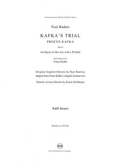 Kafka's Trial von Poul Ruders 