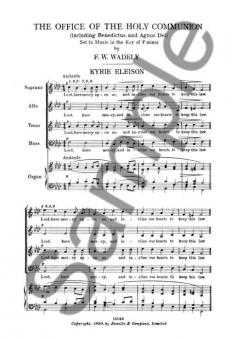 Holy Communion In F Minor von Frederick W. Wadely 