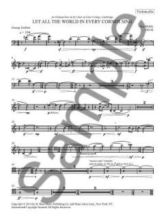 Let All The World In Every Corner Sing (Nico Muhly) 