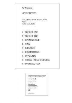 Nine Friends (Per Norgard) 