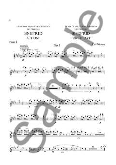 Snefrid - Incidental Music for Orchestra von Carl Nielsen im Alle Noten Shop kaufen (Stimmensatz)