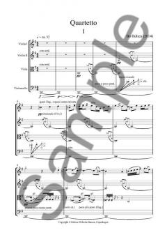 Quartetto von Bo Holten für Streichquartett im Alle Noten Shop kaufen (Partitur)