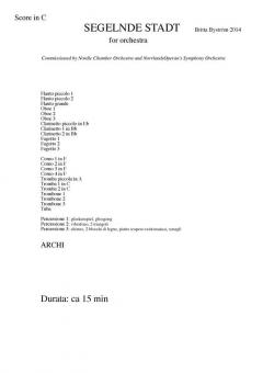 Segelnde Stadt von Britta Byström 