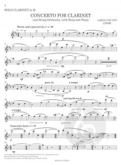 Concerto for Clarinet von Aaron Copland 