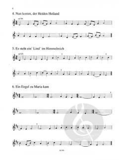 Das Buch der Weihnachtslieder: 3. Stimme in F (Violinschlüssel) 