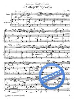 Drei Capricen von Karl Mille 