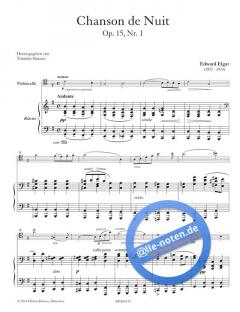 Chanson de Nuit Op. 15, Nr. 1 von Edward Elgar 
