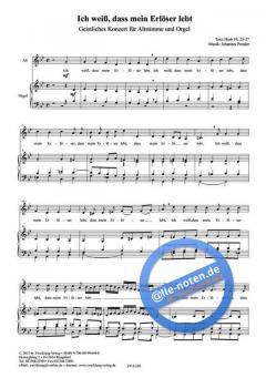 Ich weiß, dass mein Erlöser lebt von Johannes Pensler 