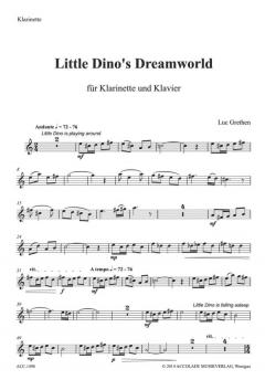 Little Dino's Dreamworld von Luc Grethen für Klarinette und Klavier im Alle Noten Shop kaufen