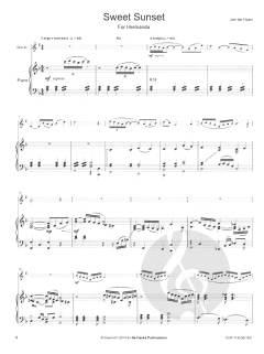 Sweet Sunset von Jan de Haan 