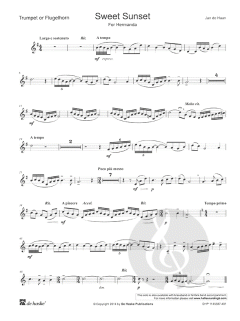 Sweet Sunset von Jan de Haan 