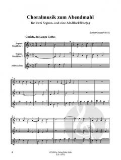 Choralmusik zum Abendmahl (Lothar Graap) 