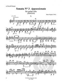 Sonata Nr. 3 Appassionata von J. B. F. Wright 