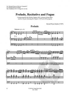 Vier Orgelkompositionen von Bernard Wayne Sanders im Alle Noten Shop kaufen (Partitur)