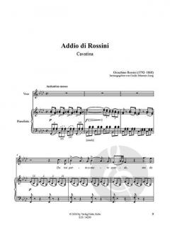 Addio di Rossini von Gioachino Rossini 