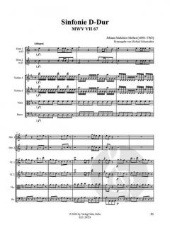 Sämtliche Sinfonien Vol. 21 von Johann Melchior Molter 