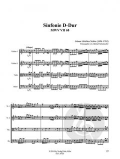 Sämtliche Sinfonien Vol. 21 von Johann Melchior Molter 