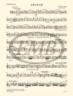 Adagio for Violoncello and Piano von Zoltan Kodaly im Alle Noten Shop kaufen