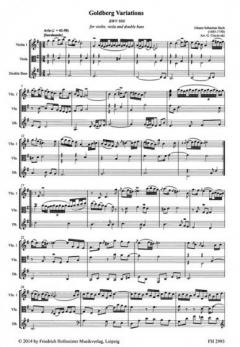 Goldberg-Variationen BWV 988 von Johann Sebastian Bach 