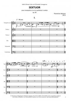 Sextett für Trompete in C und Streichquintett (Florentine Mulsant) 
