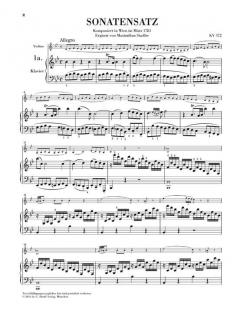 Sonaten für Klavier und Violine von Wolfgang Amadeus Mozart im Alle Noten Shop kaufen