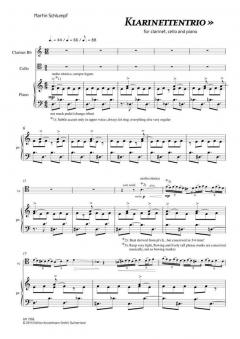 Klarinettentrio für Klarinette, Cello und Klavier (Martin Schlumpf) 