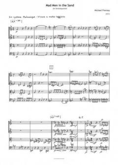 Mad Men in the Sand von Michael Finnissy für Streichquartett im Alle Noten Shop kaufen (Partitur)