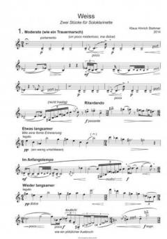 Weiss von Klaus Hinrich Stahmer 