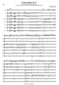 Concertino in C for Solo Oboe von Carl Maria von Weber für Holzbläser Oktett im Alle Noten Shop kaufen