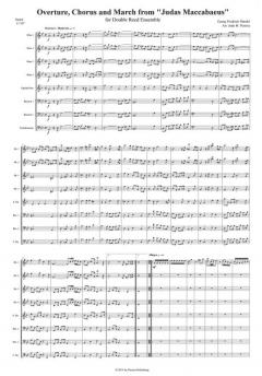 Ouvertüre, Chor und Marsch aus 'Judas Maccabäus' von Georg Friedrich Händel für Holzbläser Oktett im Alle Noten Shop kaufen