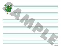 John Thompson's Easiest Piano Course: Music Staff Paper 