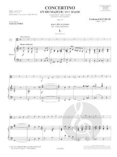Concertino en do majeur op. 11 von Ferdinand Küchler 