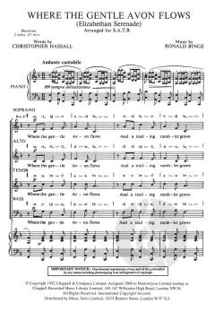 Where The Gentle Avon Flows (Ronald Binge) 
