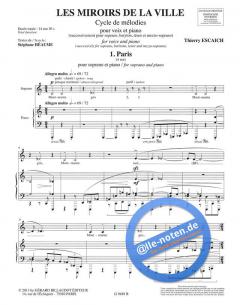 Les miroirs de la ville von Thierry Escaich 