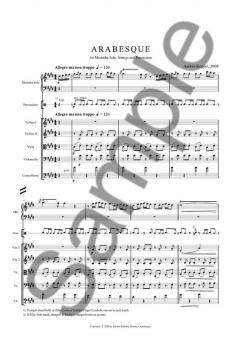 Arabesque For Marimba Solo, Strings And Percussion (Anders Koppel) 