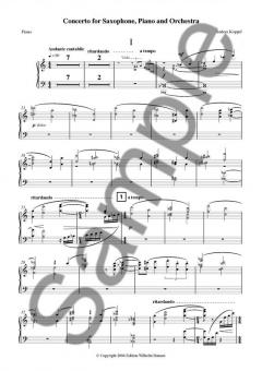 Concerto for Saxophone, Piano and Orchestra von Anders Koppel 