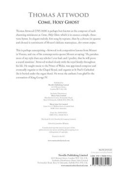 Come, Holy Ghost von Thomas Attwood Walmisley 