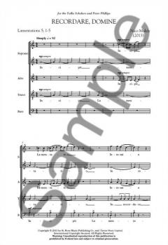 Recordare, Domine (Nico Muhly) 