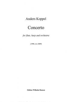 Concerto for Flute, Harp and Orchestra von Anders Koppel im Alle Noten Shop kaufen (Partitur)