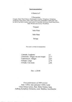 Concerto for Flute, Harp and Orchestra von Anders Koppel im Alle Noten Shop kaufen (Partitur)