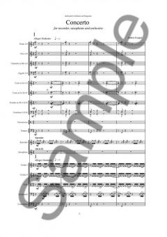 Concerto for Recorder, Saxophone and Orchestra von Anders Koppel im Alle Noten Shop kaufen (Partitur)