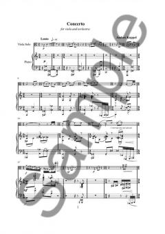 Concerto For Viola And Orchestra von Anders Koppel im Alle Noten Shop kaufen