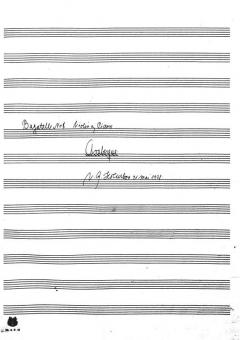 Bagatelle Nr. 1 'Arabesque' von Vagn Holmboe 