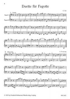 Duette für Fagotte 